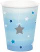 Creative Converting 322234 One Little Star Boy Paper Cups, 9 Oz, Multicolor