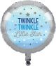 Creative Converting 322247 Twinkle Little Star Blue Foil Balloon Party Supplies, One Size, Multicolor