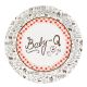 Birthdayexpress Baby Q Baby Shower Party Supplies 9 Inches Paper Dinner Plate (8)