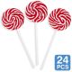 Red Swirl 2 Lollipops (24)