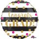 Mayflower Products Gold Confetti Grad 18 Inches Balloon (Each)