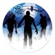 Forum Novelties Zombie Party Decor-Plates, Multicolor