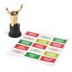 Fun Express Ugly Sweater Costume Trophy For Christmas Stationery Awards Trophies & Awards Christmas 12 Pieces