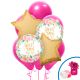 Birthdayexpress Floral Baby Girl Balloon Bouquet