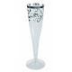 Forum Novelties Confetti Champagne Glass-6Pk-5.5Oz, Silver, Standard