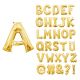 Amscan 3305930 Air?Filled Letter X Balloon, 16 Inches, Gold