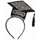 Glitter Grad Hat Headband