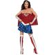 Rubies Costume Womens Deluxe Wonder Woman Costume, Blue/Red, Small