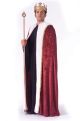 King Robe Burgundy Adult One Size