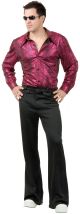 Disco Shirt Liquid Red & Black M