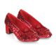 Ellie Shoes 1 Inches Heel Sequined Slipper Shoe Childrens. S Red