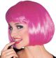 Super Model Wig Adult Hot Pink