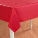 Classic Red (Red) Plastic Tablecover