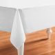 Creative Converting Bright White (White) Plastic Tablecover One Size