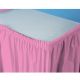 Creative Converting Plastic Table Skirt, 14-Feet, Candy Pink