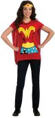 Dc Comics Wonder Woman T-Shirt With Cape And Headband, Red, Medium Costume