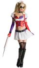 Secret Wishes Batman Arkham City Adult Harley Quinn Asylum Costume, Multi-Colored, X-Small