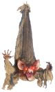 Halloween Animated Hanging Slashing Bat Decoration, 22 Inch