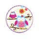 Owl Blossom Dessert Plates (8)