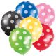 Mayflower Distributing Latex 12 Inches Dots Balloons (6 Pack)