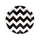 Birthdayexpress Chevron Black Dessert Plates (8)