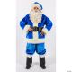 Morris ADLT SANTA SUIT BLUE PLUSH LG