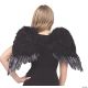 Morris ANGEL WINGS FEATHR CHLD BLK