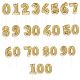 Gold Number 3 Self-Inflating Balloon Cake Topper