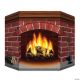 Morris BRICK FIREPLACE STANDUP