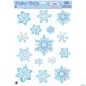 Morris CRYSTAL SNOWFLAKE WINDOW CLINGS