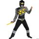 Morris DINO CHARGE BLACK RANGER MUSCLE COSTUME