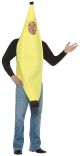 Banana Costume Yellow Adult One Size