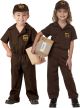 California Costumes UPS Guy Boy's Costume, Large (4-6)