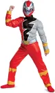 Disguise Red Ranger 1 Dino Fury Classic Muscle S 4-6