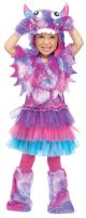 Baby Girl's Polka Dot Monster Toddler Costume, Small