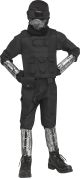 Fun World Gaming Fighter Chld Costume, Black, Small(4-6)