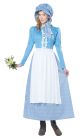 California Costumes Women's Pioneer Woman Costume, Blue/White, Small