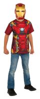 Captain America Civil War Child Top and Mask Large