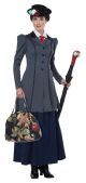 California Costumes Women's English Nanny Adult Costume, Gray/Navy, X-Small