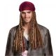 Disney Men's Potc5 Jack Sparrow Bandana with Dreads-Adult