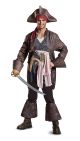 Disney Men's Plus Size POTC5 Captain Jack Sparrow Deluxe Adult