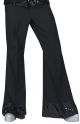 Funny fashion black disco trousers