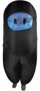 Studio Halloween Sus Crew Inflatable Adult One Size Black