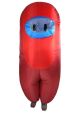 Studio Halloween Sus Crew Inflatable Adult One Size Red