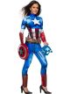 Marvel Universe Women's Captain America Costume and Mask, Large