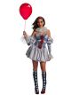 Movie Women's Deluxe Pennywise Costume, Large