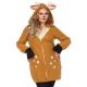 Women'S Cozy Cute Fawn Dress Costume, Brown/Khaki, Large