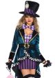 Women'S Sexy Mad Hatter Costume, Multi, Small