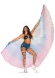 Women's 360 Degree Pleated Halter Isis Wings with Support Sticks Multi One Sizes Fit Most