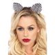 Leg Avenue Studded Cat Ears Silver One Size